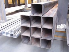 Stahlbau Hohlprofil roh -Träger Metall Säule Zaun Vierkantrohr Tor Eisen Rohr