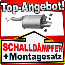 Endschalldämpfer für MERCEDES SLK (R170) 200 136PS 230 Kompressor 197PS Auspuff