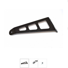 Auspuffhalter Alu schwarz