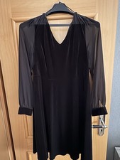Esprit Samtkleid Schwarz XL