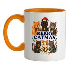 Merry Catmas - Keramik Tasse -