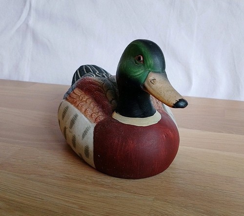 Keramikfigur ente stockenten - keramikfigur, stockenten-
