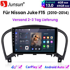 4+64GB Carplay 8Kern Autoradio GPS NAVI BT FM DAB+ Für Nissan Juke F15 2010-2014