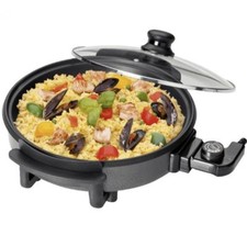 Elektrische Bratpfanne Pizzapfanne Multipfanne Partypfanne Elektropfanne 32-42cm