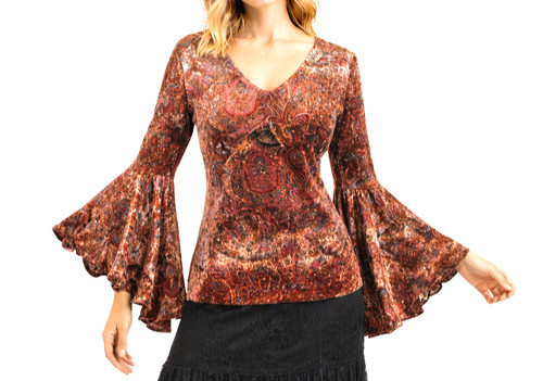 Vtg 90s y2k burnout velvet - vtg,