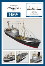 Kartonmodell Fischdampfer