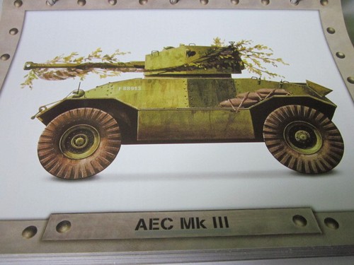 Radpanzer typenblatt aec - radpanzer, mk