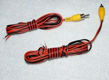 2x 1,90 m Lautsprecher Boxen Kabel Cinch Stecker Hifi Audio Surround Gelb Rot