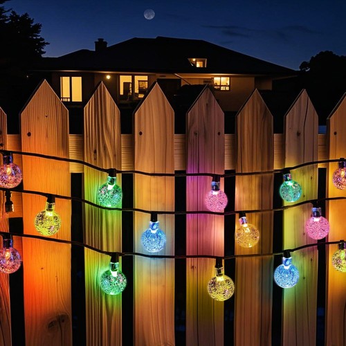 Led solarlichterkette außen - led,