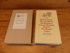 W. Raabe: Die Chronik der Sperlingsgasse [...] Hungerpastor - Winkler Dünndruck