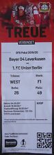 TICKET DFB Pokal 2019/20 Bayer
