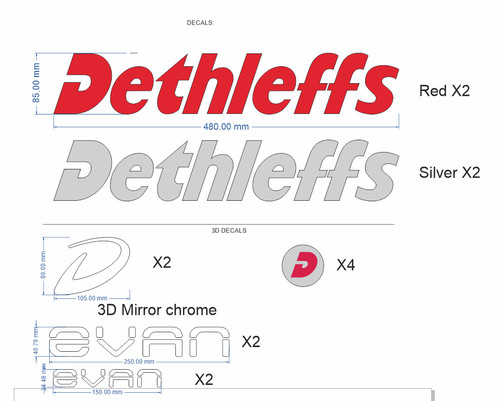 Dethleffs evan aufkleber set - dethleffs, aufkleber-set