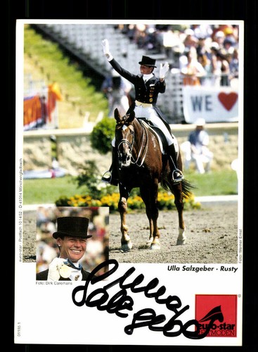 Ulla salzgeber autogrammkarte - ulla,