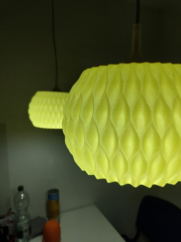 Gedruckter lampenschirm im - 3d-gedruckter,