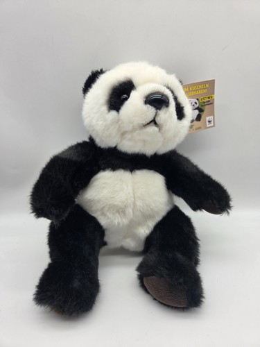 Panda 30cm schwarz weiß - panda,