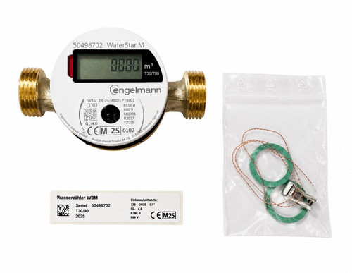 Digitaler warmwasserzähler - digitaler,