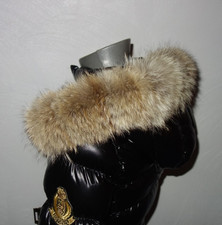 Coyote Pelz Kapuze Kragen Echt