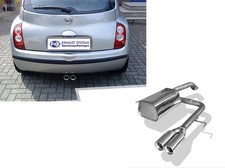 Fox Sportauspuff mittig für