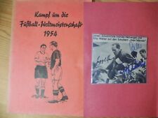 SIGNIERT HERBERGER WALTER KOMPLETT ALBUM SCHUMA FUSSBALL-WELTMEISTERSCHAFT 1954