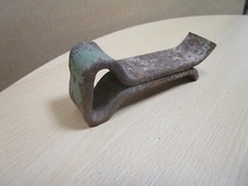 alte Riegelfalle für Schubriegel Stahl massiv Stall Scheune Deko Schrott HR R113