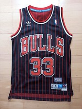 Scottie Pippen Adidas Chicago Bulls HWC Pinstripe Swingman Jersey Trikot NBA S