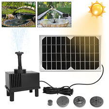 5W Solar Pumpe Teichpumpe Solarpumpe Wasserbrunnen Gartenteich Springbrunnen DE
