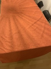 Domo Vista Tischdecke – Abgerundete Ecken 252 x 91 Cm Orange