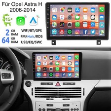 Für Opel Astra H 2006-2014 Carplay Android 15 Autoradio Navi GPS BT 2+64G RDS FM