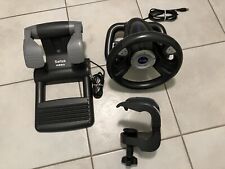 Saitek R220, USB, Lenkrad + Tischklemme + Gas-/Brems-Pedal, voll funktionsfähig