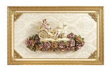 Bild Verliebt Paar Liebhaber Kutsche Porzellan Capodimonte Kader Pferde