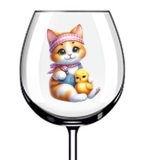 12x bunte Ostern Kätzchen