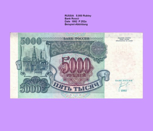 Russland russia 5000 rubel - russland,