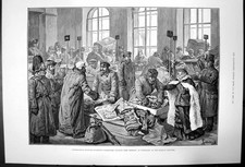 Antiker alter Druck Zoll