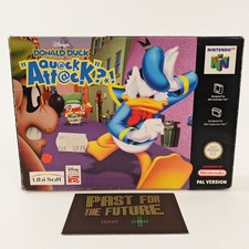 Nintendo N64 Disneys Donald Duck Quack Attack OVP CIB PAL EUR