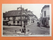 cpa CHAUMONT en VEXIN Oise Rue