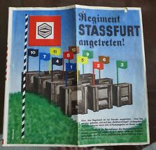 alter Prospekt RADIO "Regiment STASSFURT" um 1939-1940 RUNDFUNK TV Radiogerät