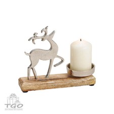 Kerzenhalter- Leuchter Hirsch
