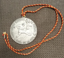 Medaille Radsport-Wandern 1982 Volkssporttag TV Jahn 06 Kapellen/Erft. 1982