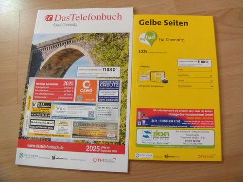 Das telefonbuch und gelbe - telefonbuch,
