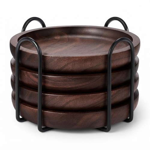 Untersetzer holz 4er - untersetzer, 4er-set