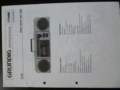 Original service manual - original,