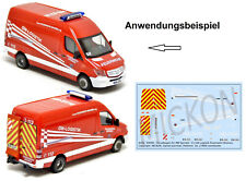 Mickon 50090 Decals MB Sprinter GW Logistik Feuerwehr Bremen passend Herpa 1:87