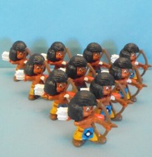 10 x KLEINER DACHS Little Badger = YAKARI aus Serie von Schleich 1984 TOP