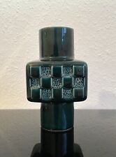 STREHLA Vase 1238 grün VEB Steingutfabrik Strehla retro vintage space age 70er
