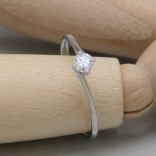 Ring Solitär Verlobung Gold