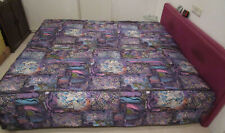 Elegante Tagesdecke, Bettüberwurf 200 x 200cm, hochwertig unben. schönes Muster