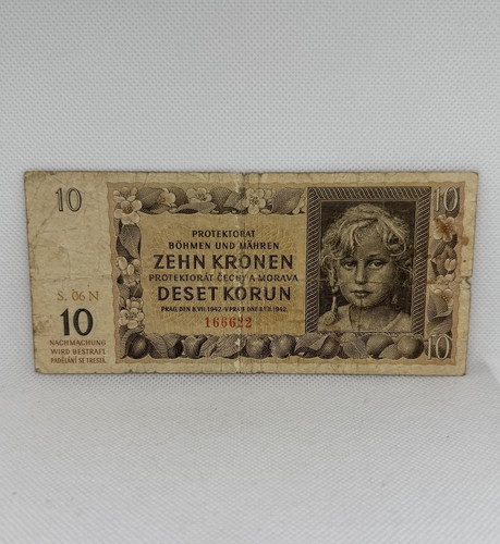Banknote böhmen und mähren - und,