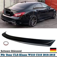 Heckspoiler für Mercedes CLS W218 C218 10-18 Spoiler Lippe Sport Optik Schwarz