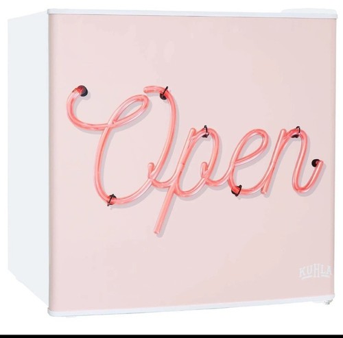 Kuhla pink open sign - open,