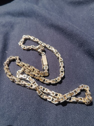 Massive gold kette - kette, 65cm